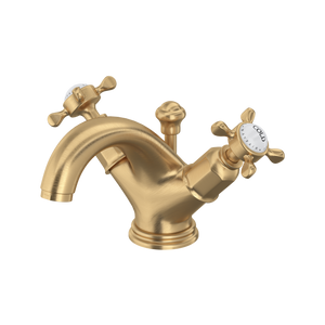 Robinet de lavabo à deux poignées Edwardian - Or anglais satiné | U.3626X-SEG-2