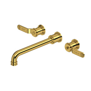 Armstrong™ Wall Mount Tub Filler Trim - Unlacquered Brass | Model Number: U.TAR06W3HTULB