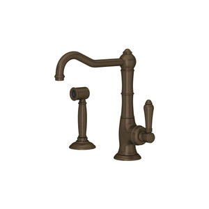 Acqui® Bar/Food Prep Kitchen Faucet With Side Spray - Tuscan Brass | Model Number: A3650/6.5LMWSTCB-2