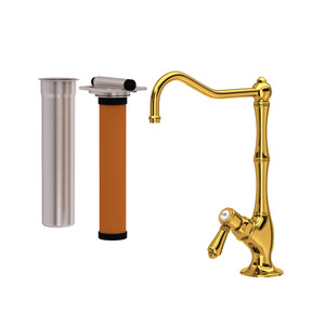 Acqui® Filter Kitchen Faucet Kit - Unlacquered Brass | Model Number: AKIT1435LMULB-2
