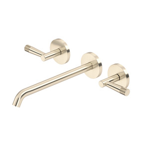 Amahle™ Wall Mount Tub Filler Trim With C-Spout - Satin Nickel | Model Number: TAM06W3LMSTN