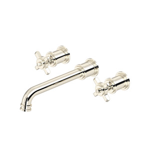 Garniture de robinet de lavabo mural Armstrong™ - Nickel poli  | Numéro de modèle: U.TAR08W3XMPN