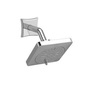 DISCONTINUÉ Tête de douche à 6 fonctions 5" avec bras - Chrome | Numéro de modèle: 326C-WS