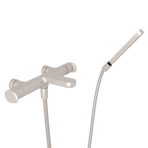 Valve mélangeuse baignoire/douche exposée Meda™ - Nickel satiné | Numéro de modèle: LV211L-STN