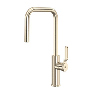 DISCONTINUED Myrina™ Pull-Down Kitchen Faucet With U-Spout - Satin Nickel | Model Number: MY56D1LMSTN