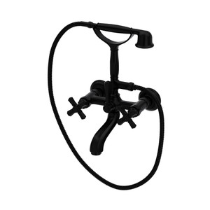 DISCONTINUED Palladian® Exposed Wall Mount Tub Filler - Matte Black | Model Number: A1901XMMB