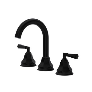 Palladian® Widespread Lavatory Faucet With C-Spout - Matte Black | Model Number: PN08D3LMMB