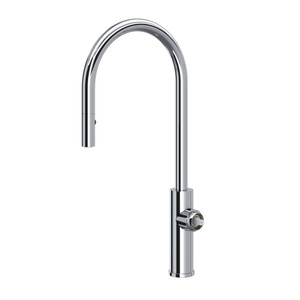 Eclissi™ Pull-Down Kitchen Faucet With C-Spout - Less Handle - Polished Chrome | Model Number: EC55D1APC