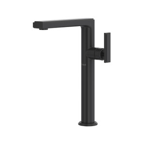 Manifesto™ Single Handle Tall Lavatory Faucet - Black | Model Number: MFL01BK