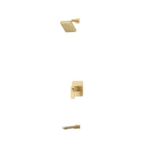 Shower Kit 4744 - Satin Brass US4 | Model Number: KIT4744EQNUS4