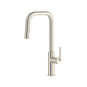 Authentica™ Pull-Down Kitchen Faucet With U-Spout - Polished Nickel | Model Number: AUSQ201PN