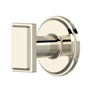 Manifesto™ Robe Hook - Polished Nickel | Model Number: MF0PN