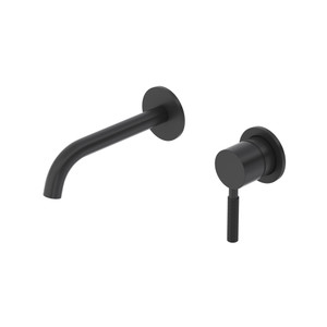 Riu™ Wall Mount 360° Lavatory Faucet Trim - Black | Model Number: TRU360KNBK