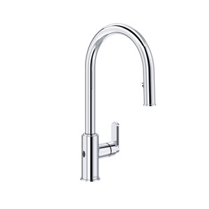Arca™ Pull-Down Touchless Kitchen Faucet With C-Spout - Chrome | Model Number: AA211C