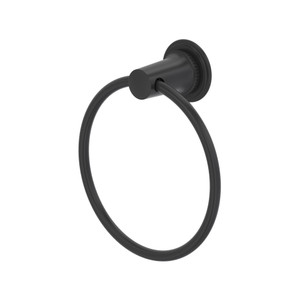 Apadana™ Towel Ring - Matte Black | Model Number: AD25WTRMB