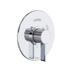 Tenerife™ 3/4" Thermostatic Trim Without Volume Control - Polished Chrome | Model Number: TTE13W1LMAPC
