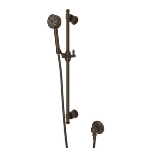 Handshower Set With 25" Slide Bar and Single-Function Handshower - Tuscan Brass | Model Number: 1320ETCB