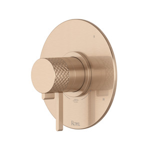 DISCONTINUÉ Garniture pour valve pression équilibrée et thermostatique de 1/2 po à 5 fonctions Tenerife™ - Or vintage | Numéro de modèle: TTE45W1LMVG