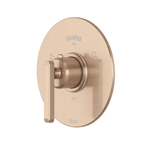 DISCONTINUÉ Garniture thermostatique de 3/4 po sans contrôle de débit Apothecary™ - Or vintage | Numéro de modèle: TAP13W1LMVG