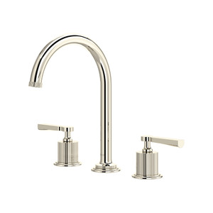Apadana™ Widespread Lavatory Faucet With C-Spout - Polished Nickel | Model Number: AD08D3LMPN