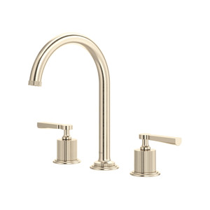 Apadana™ Widespread Lavatory Faucet With C-Spout - Satin Nickel | Model Number: AD08D3LMSTN