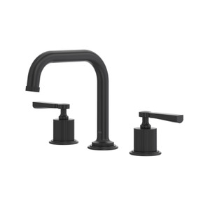 Apadana™ Widespread Lavatory Faucet With U-Spout - Matte Black | Model Number: AD09D3LMMB