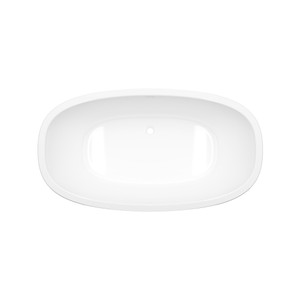 Baignoire 66 po x 36 po encastrée ou à installation sous comptoir Barcelona - Blanc régulier (lustré) | Numéro de modèle: BA7-N-SW-IO