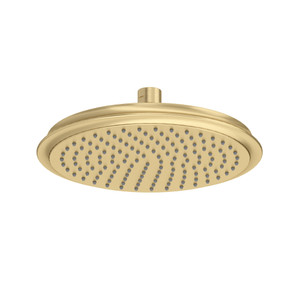 DISCONTINUED 9" Rain Showerhead - Satin Brass US4 | Model Number: 408US4