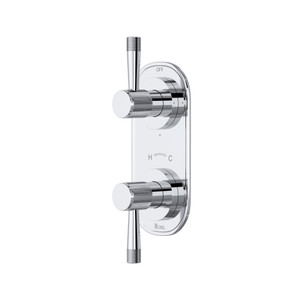 DISCONTINUED Amahle™ 1/2" Thermostatic Trim With Diverter - Polished Chrome | Model Number: TAM12W2LMAPC
