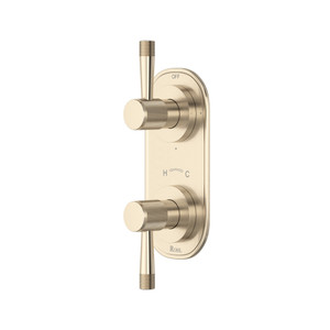 DISCONTINUED Amahle™ 1/2" Thermostatic Trim With Diverter - Satin Nickel | Model Number: TAM12W2LMSTN
