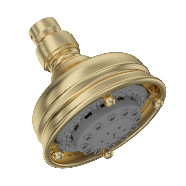 DISCONTINUED 4" 3-Function Showerhead - Satin Unlacquered Brass | Model Number: 1085/8SUB