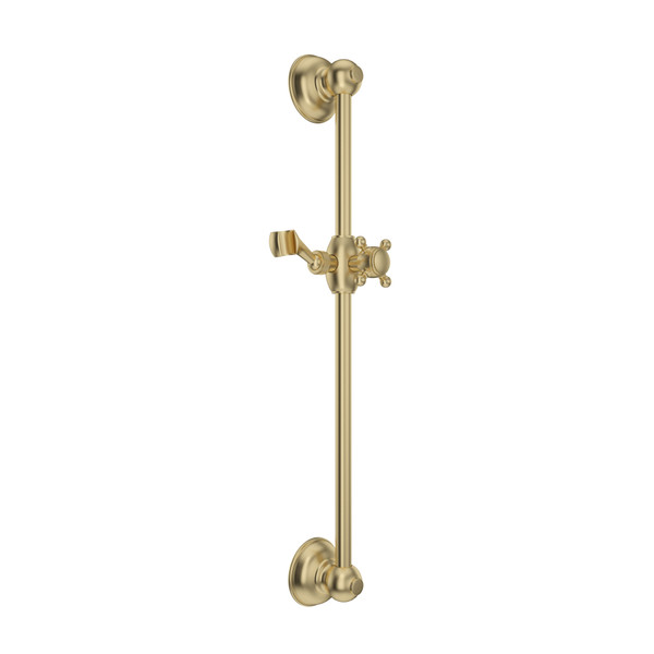 DISCONTINUED 22" Slide Bar - Satin Unlacquered Brass | Model Number: 1201SUB