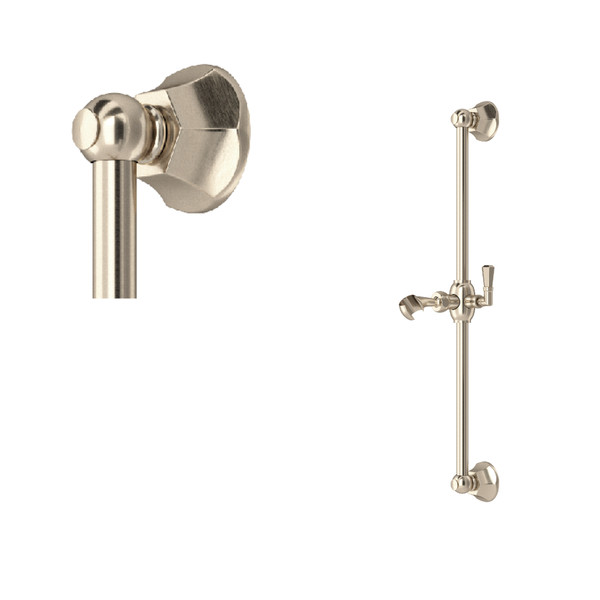 Palladian Slide Bar - Satin Nickel | Model Number: 1230STN - Product Knockout