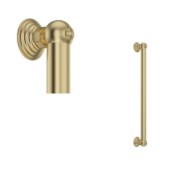 DISCONTINUED 18" Grab Bar - Satin Unlacquered Brass | Model Number: 1260SUB