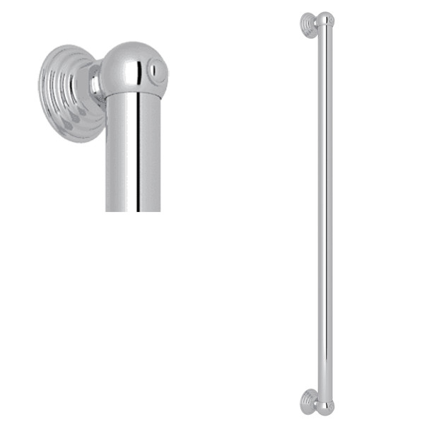 36 Inch Decorative Grab Bar - Polished Chrome | Model Number: 1262APC - Product Knockout