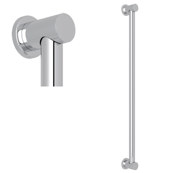 36 Inch Decorative Grab Bar - Polished Chrome | Model Number: 1267APC - Product Knockout