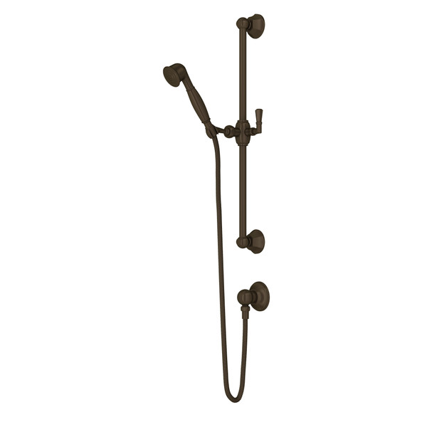 Handshower Set With 24" Slide Bar And Single Function Handshower - Tuscan Brass | Model Number: 1330TCB