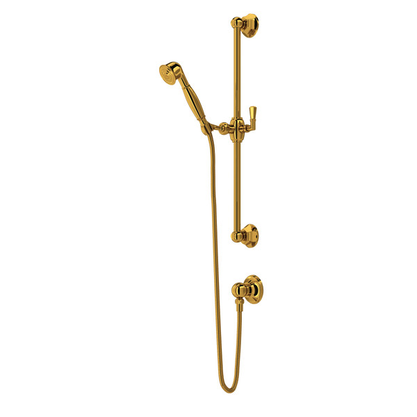 Palladian Multi-Function Handshower Set - Unlacquered Brass | Model Number: 1330ULB - Product Knockout