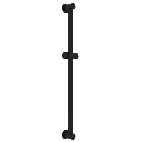 DISCONTINUED 36" Grab Bar With Handshower Slide Rail - Matte Black | Model Number: 1367MB