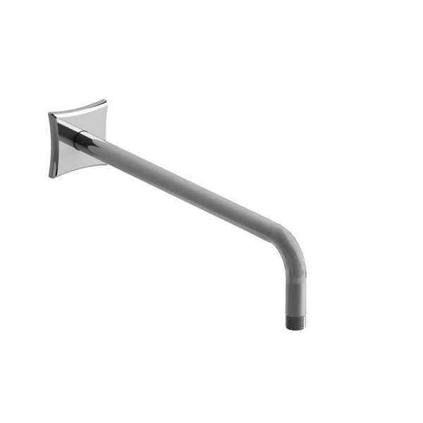 16 Inch Wall Mount Shower Arm With Square Escutcheon  - Chrome | Model Number: 524C - Product Knockout