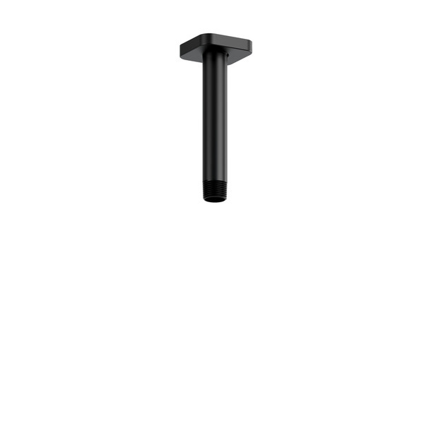 6" Ceiling Mount Shower Arm - Black | Model Number: 578BK