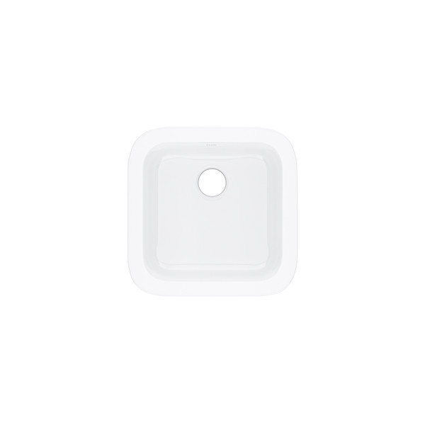 Allia™ 18" Fireclay Single Bowl Bar/Food Prep Kitchen Sink - White (00) | Model Number: 5927-00