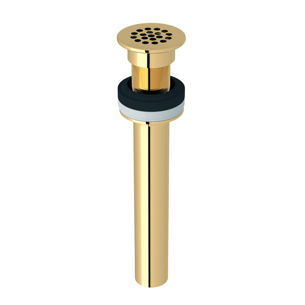 Lavatory Grid Drain Without Overflow - Unlacquered Brass | Model Number: 6442ULB