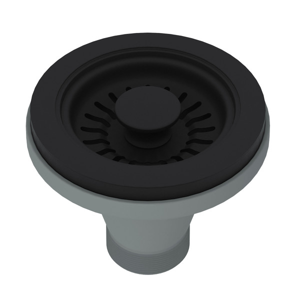 Manual Basket Strainer without Remote Pop-Up - Matte Black | Model Number: 738MB - Product Knockout