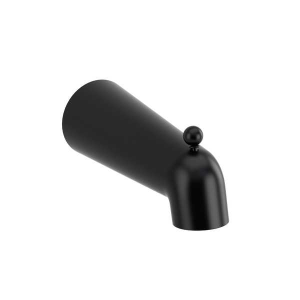 Wall Mount Tub Spout With Diverter - Black | Model Number: 871BK