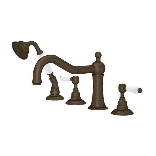 Acqui® 4-Hole Deck Mount Tub Filler - Tuscan Brass | Model Number: A1404LPTCB
