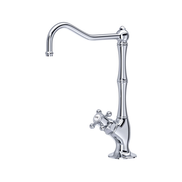 Acqui Column Spout Filter Faucet - Polished Chrome with Cross Handle | Model Number: A1435XMAPC-2 - Product Knockout