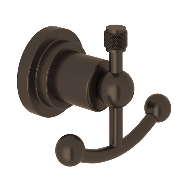Campo Wall Mount Double Robe Hook - Tuscan Brass | Model Number: A1481IWTCB - Product Knockout