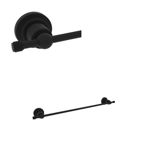 Campo Wall Mount 18 Inch Single Towel Bar - Matte Black | Model Number: A1484IWMB - Product Knockout