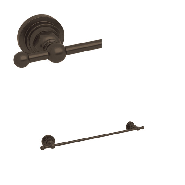 San Giovanni Wall Mount 18 Inch Single Towel Bar - Tuscan Brass | Model Number: A1484LITCB - Product Knockout